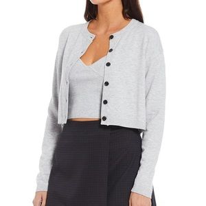 Gianni Bini / Cardigan Sweater & Sweetheart Neck Cami Set